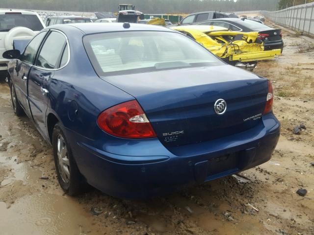 2G4WD532351133027 - 2005 BUICK LACROSSE C BLUE photo 3