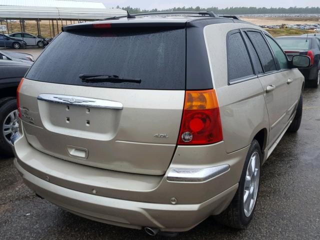 2A8GM78X67R346785 - 2007 CHRYSLER PACIFICA L GOLD photo 4