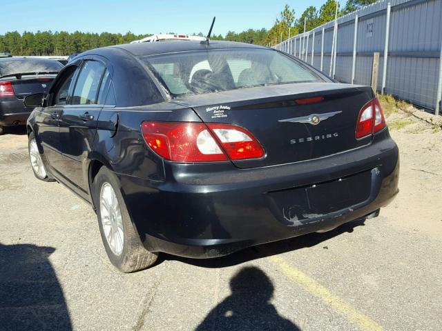 1C3LC56R87N520536 - 2007 CHRYSLER SEBRING TO BLACK photo 3