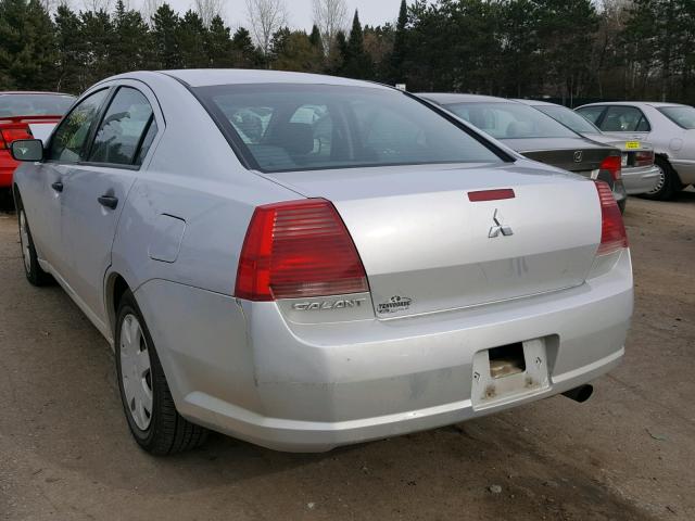 4A3AB26F35E038514 - 2005 MITSUBISHI GALANT DE SILVER photo 3