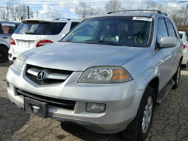 2HNYD18935H515796 - 2005 ACURA MDX TOURIN SILVER photo 2