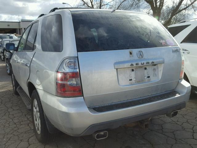 2HNYD18935H515796 - 2005 ACURA MDX TOURIN SILVER photo 3