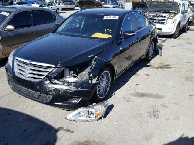 KMHGC46E89U025942 - 2009 HYUNDAI GENESIS 3. BLACK photo 2