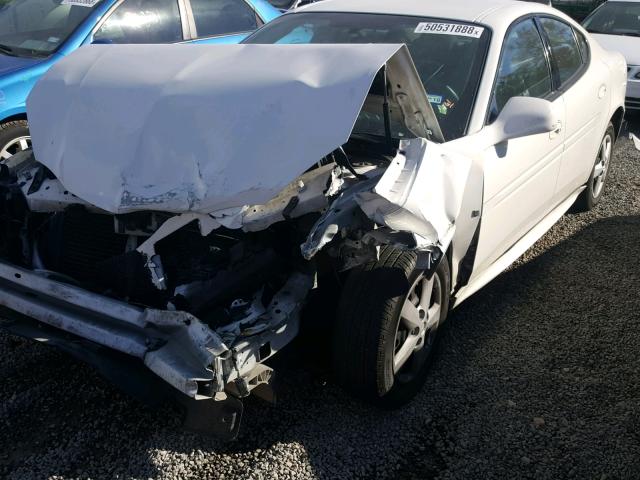 2G2WP552761274990 - 2006 PONTIAC GRAND PRIX WHITE photo 2