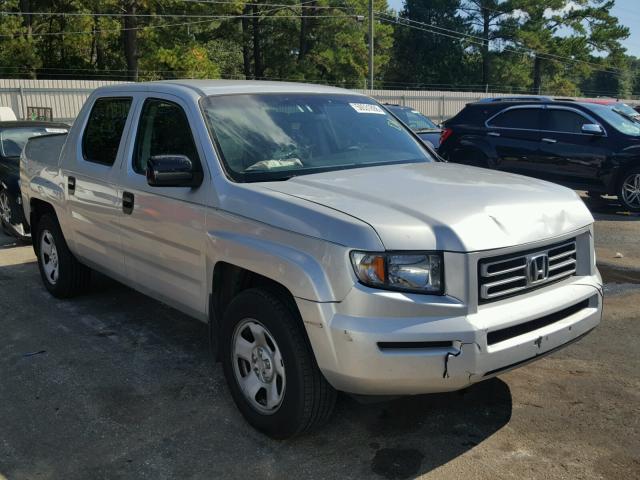 2HJYK16286H567309 - 2006 HONDA RIDGELINE SILVER photo 1