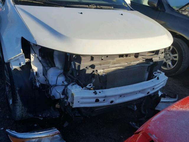 2FMDK4JC2DBA24196 - 2013 FORD EDGE SEL WHITE photo 9