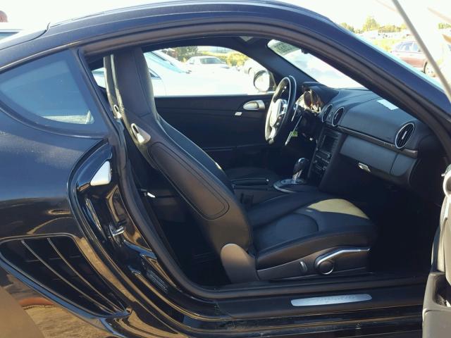 WP0AA2A83BU760436 - 2011 PORSCHE CAYMAN BLACK photo 5