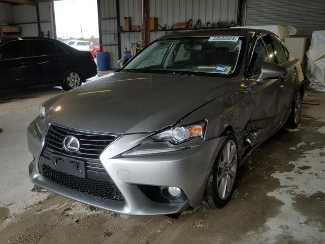 JTHBF1D20E5039138 - 2014 LEXUS IS 250 SILVER photo 2