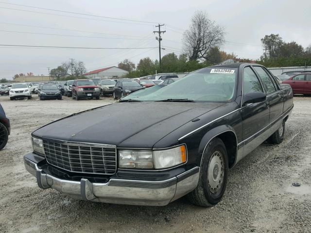 1G6DW52P5TR702938 - 1996 CADILLAC FLEETWOOD BLACK photo 2