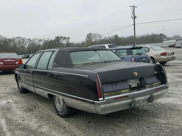 1G6DW52P5TR702938 - 1996 CADILLAC FLEETWOOD BLACK photo 3