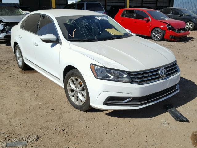 1VWAT7A30HC014212 - 2017 VOLKSWAGEN PASSAT S WHITE photo 1