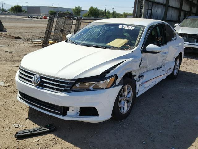 1VWAT7A30HC014212 - 2017 VOLKSWAGEN PASSAT S WHITE photo 2