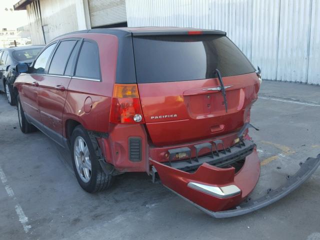 2C8GF68424R549314 - 2004 CHRYSLER PACIFICA BURGUNDY photo 3