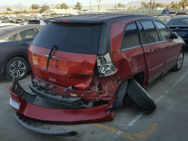 2C8GF68424R549314 - 2004 CHRYSLER PACIFICA BURGUNDY photo 4