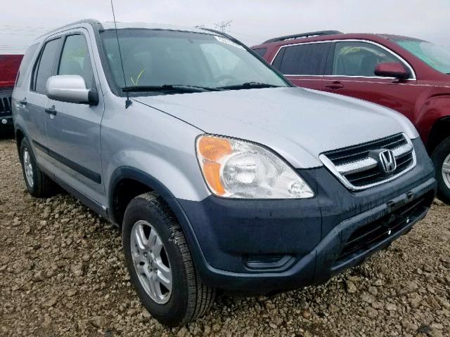 JHLRD78882C076035 - 2002 HONDA CR-V EX SILVER photo 1