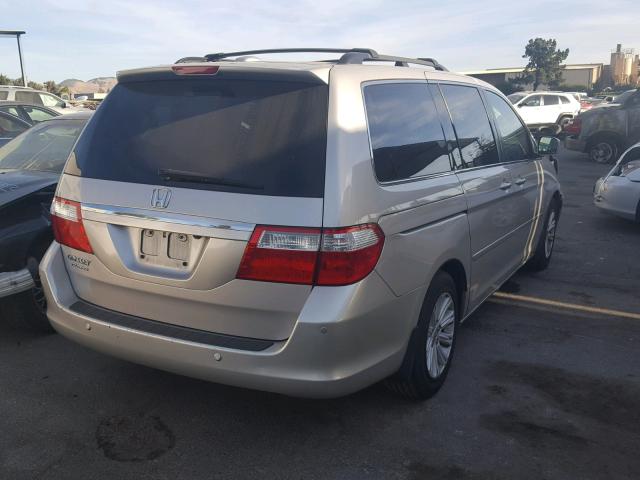 5FNRL38816B060583 - 2006 HONDA ODYSSEY TO SILVER photo 4