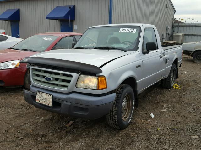 1FTYR10D52PA54647 - 2002 FORD RANGER SILVER photo 2