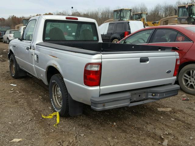 1FTYR10D52PA54647 - 2002 FORD RANGER SILVER photo 3