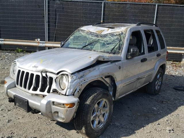 1J8GL58K54W217838 - 2004 JEEP LIBERTY LI SILVER photo 2