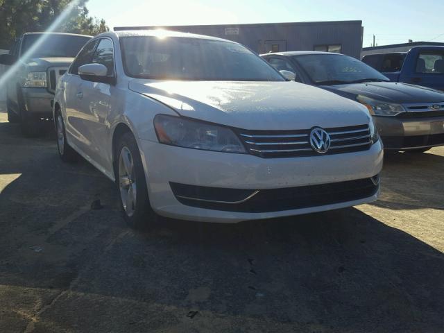 1VWBS7A34EC030402 - 2014 VOLKSWAGEN PASSAT SE WHITE photo 1