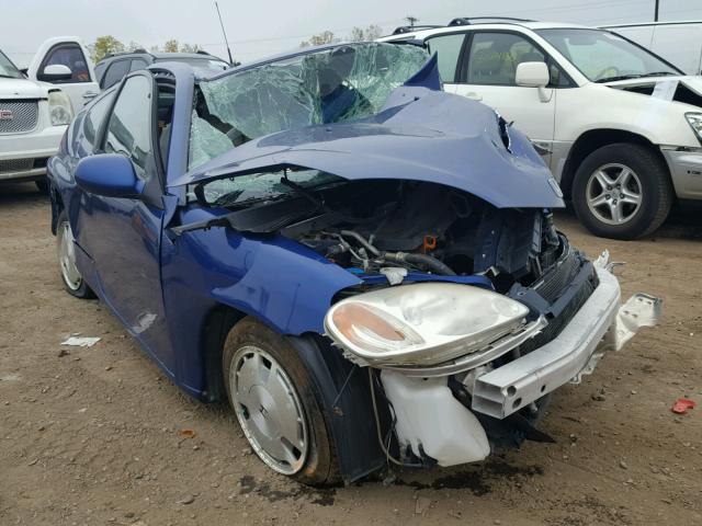 JHMZE137X2T000448 - 2002 HONDA INSIGHT BLUE photo 1