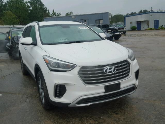 KM8SMDHF7HU215386 - 2017 HYUNDAI SANTA FE S WHITE photo 1