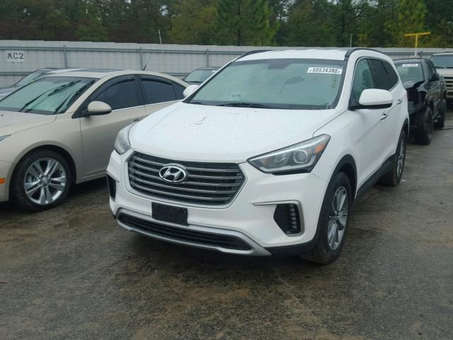 KM8SMDHF7HU215386 - 2017 HYUNDAI SANTA FE S WHITE photo 2