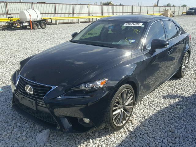 JTHBF1D2XE5042645 - 2014 LEXUS IS 250 BLACK photo 2