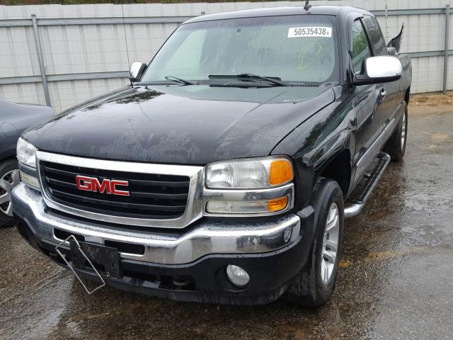 2GTEK19B871118547 - 2007 GMC NEW SIERRA BLACK photo 2