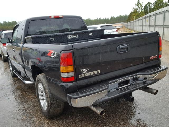 2GTEK19B871118547 - 2007 GMC NEW SIERRA BLACK photo 3