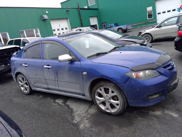 JM1BK323381172136 - 2008 MAZDA 3 S BLUE photo 1