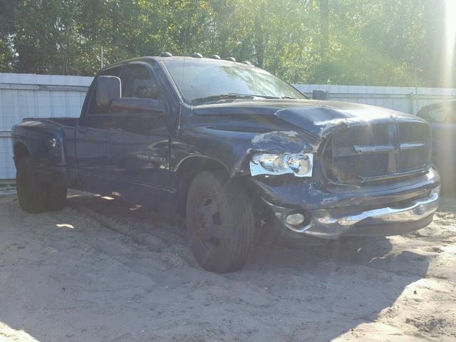 3D7MA48C23G850013 - 2003 DODGE RAM 3500 S BLUE photo 1