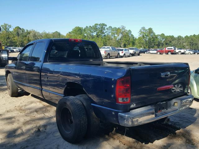 3D7MA48C23G850013 - 2003 DODGE RAM 3500 S BLUE photo 3