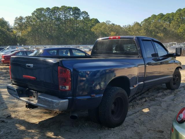 3D7MA48C23G850013 - 2003 DODGE RAM 3500 S BLUE photo 4