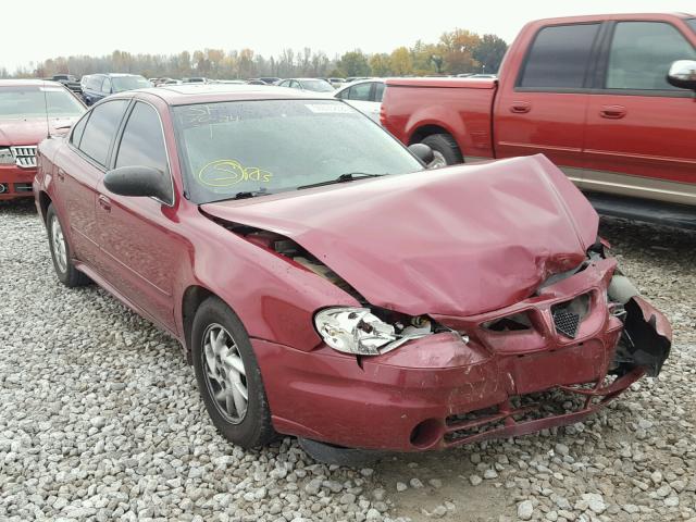 1G2NE52F55M240915 - 2005 PONTIAC GRAND AM S BURGUNDY photo 1