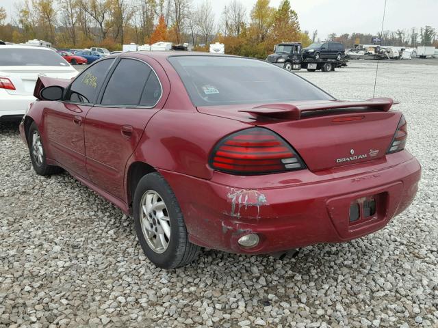 1G2NE52F55M240915 - 2005 PONTIAC GRAND AM S BURGUNDY photo 3