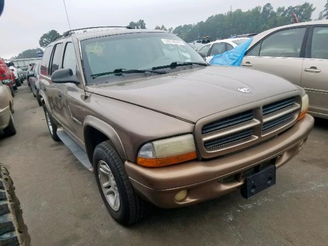 1B4HR28N11F560884 - 2001 DODGE DURANGO TAN photo 1