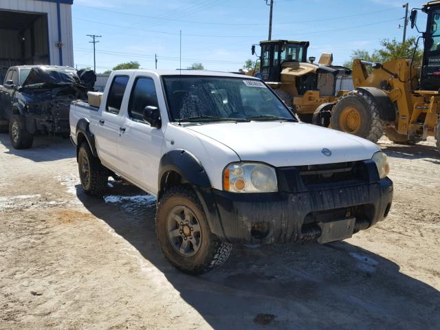 1N6ED27T52C386144 - 2002 NISSAN FRONTIER C WHITE photo 1