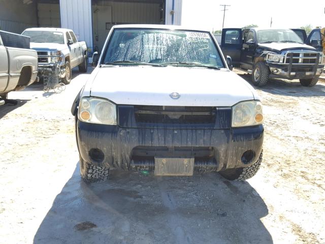 1N6ED27T52C386144 - 2002 NISSAN FRONTIER C WHITE photo 9