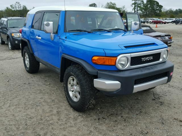 JTEBU11F270007477 - 2007 TOYOTA FJ CRUISER BLUE photo 1