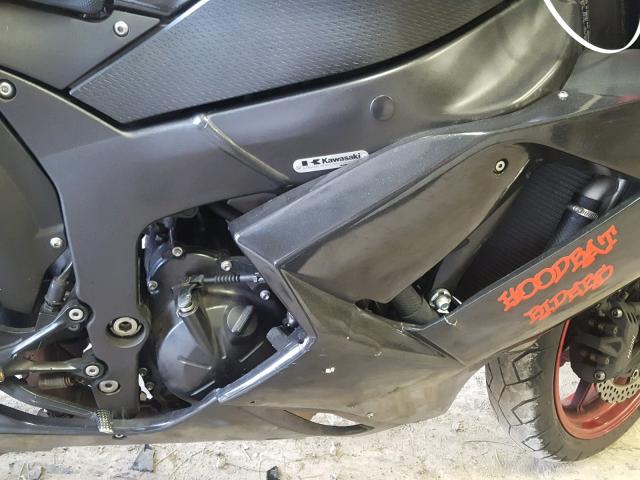 JKAZX4P177A008491 - 2007 KAWASAKI ZX600 P BLACK photo 7