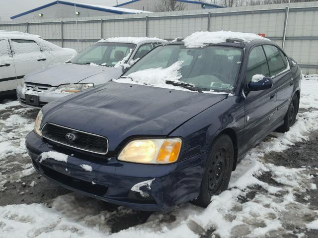 4S3BE625847201972 - 2004 SUBARU LEGACY L S BLUE photo 2