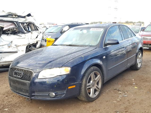 WAUDG98EX6A024680 - 2006 AUDI A4 3.2 QUA BLUE photo 2