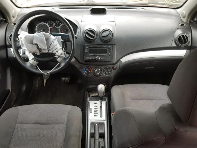 KL1TD5DE9AB119375 - 2010 CHEVROLET AVEO LS RED photo 9