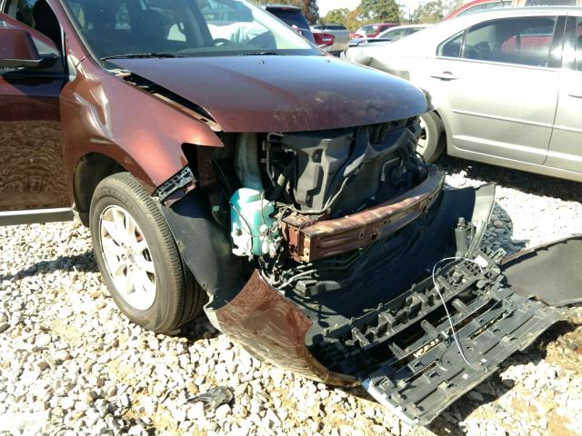 2FMDK3JC6ABA78395 - 2010 FORD EDGE SEL MAROON photo 9