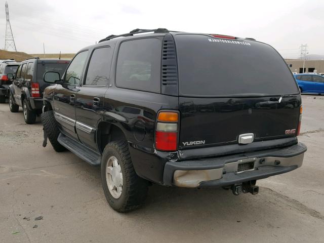 1GKEK13Z74J323336 - 2004 GMC YUKON BLACK photo 3