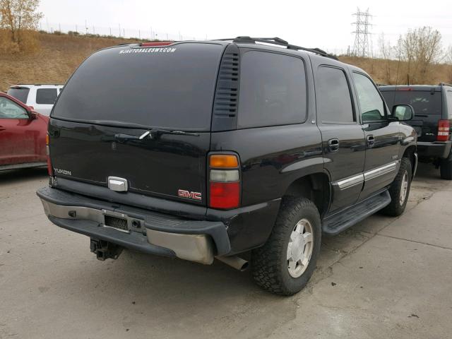 1GKEK13Z74J323336 - 2004 GMC YUKON BLACK photo 4