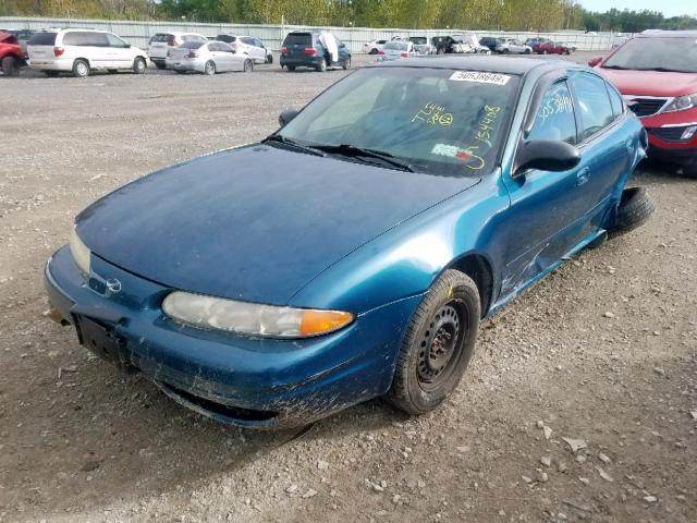 1G3NL52F93C294108 - 2003 OLDSMOBILE ALERO GL BLUE photo 2