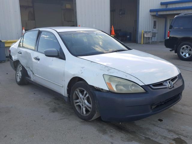 1HGCM55174A048550 - 2004 HONDA ACCORD DX WHITE photo 1