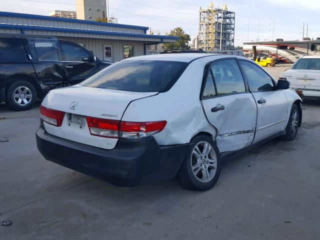 1HGCM55174A048550 - 2004 HONDA ACCORD DX WHITE photo 4